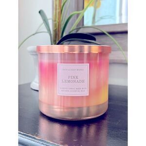 BBW PINK LEMONADE Ombre Candle Bath And Body Works